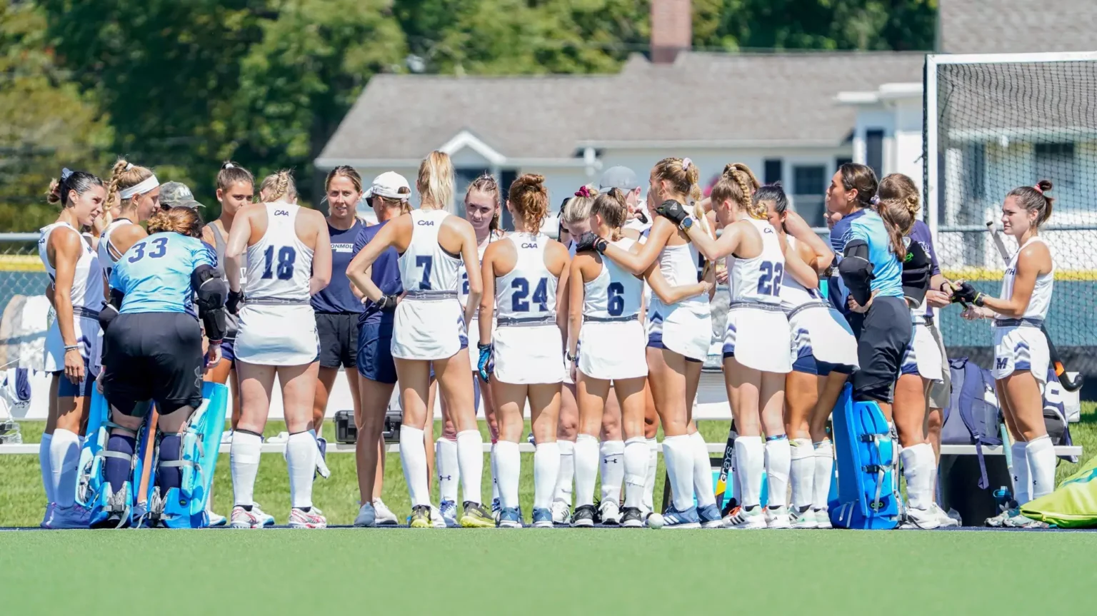 College field hockey players