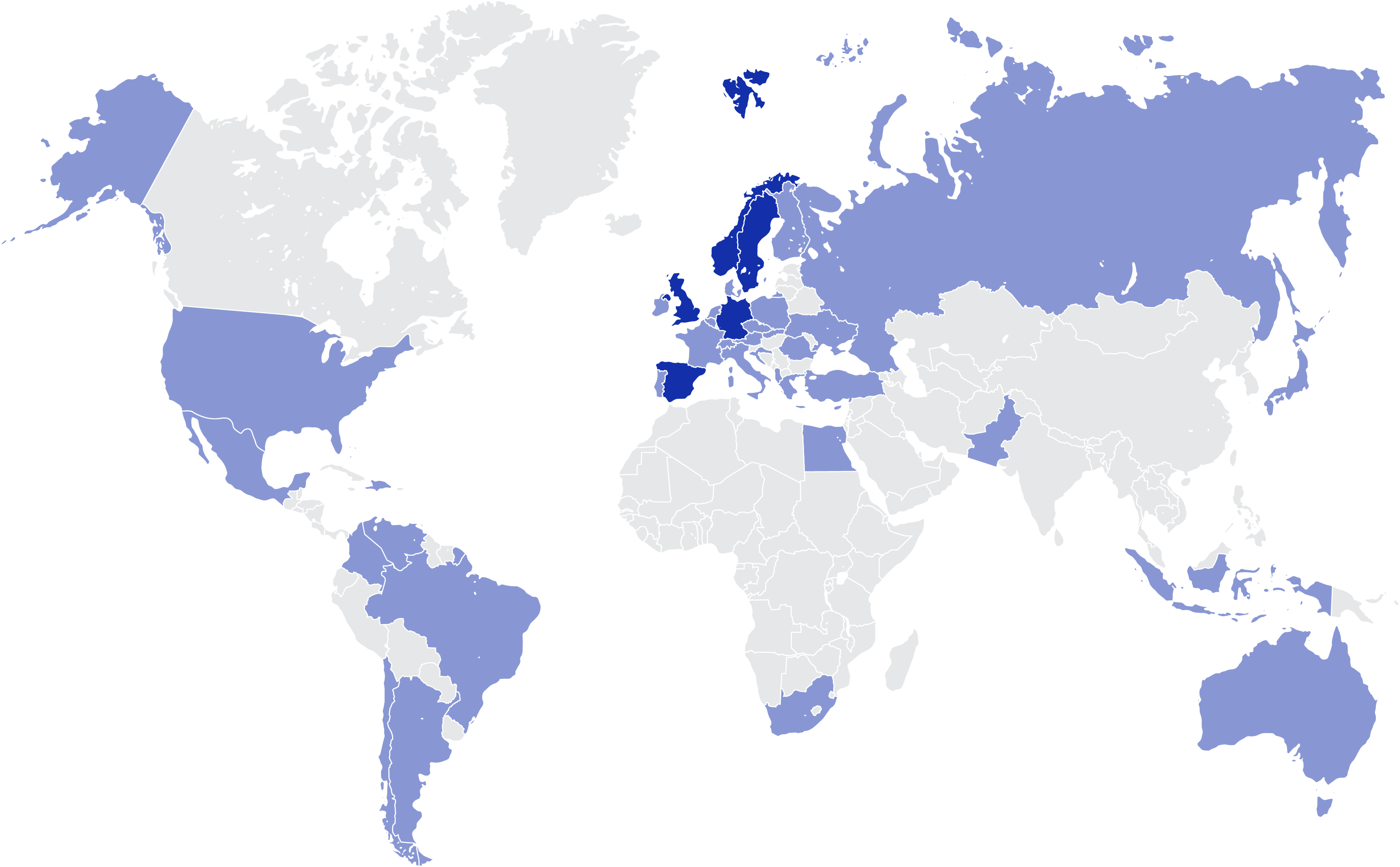 Keystone Sports map of student-athletes worldwide