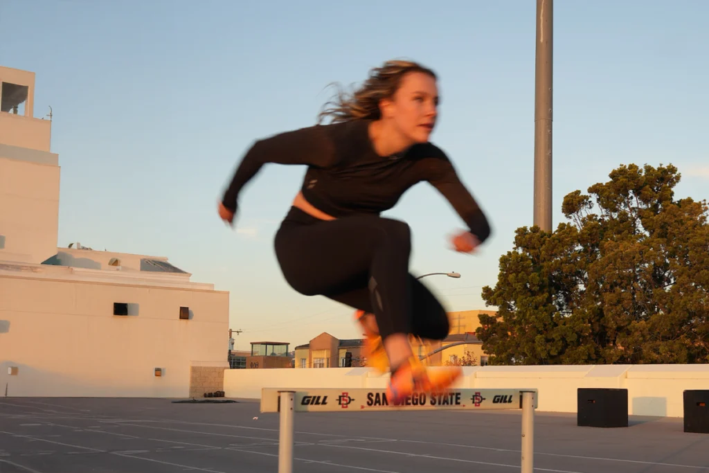 Jenna Fee jumping